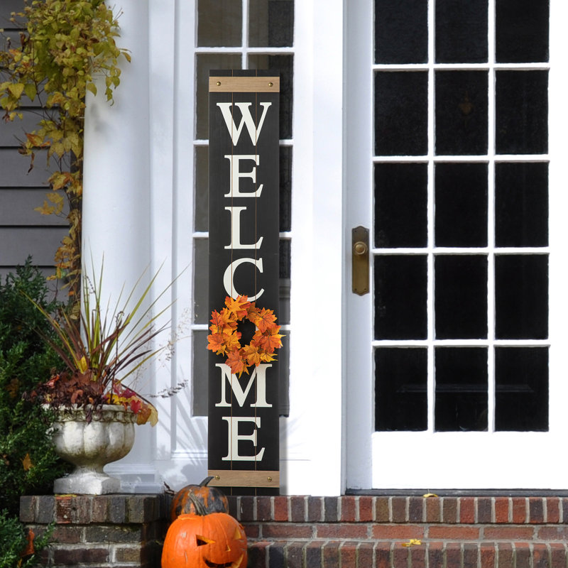 Gracie Oaks Kreigh Spring Welcome Porch Sign 5 Piece Set & Reviews